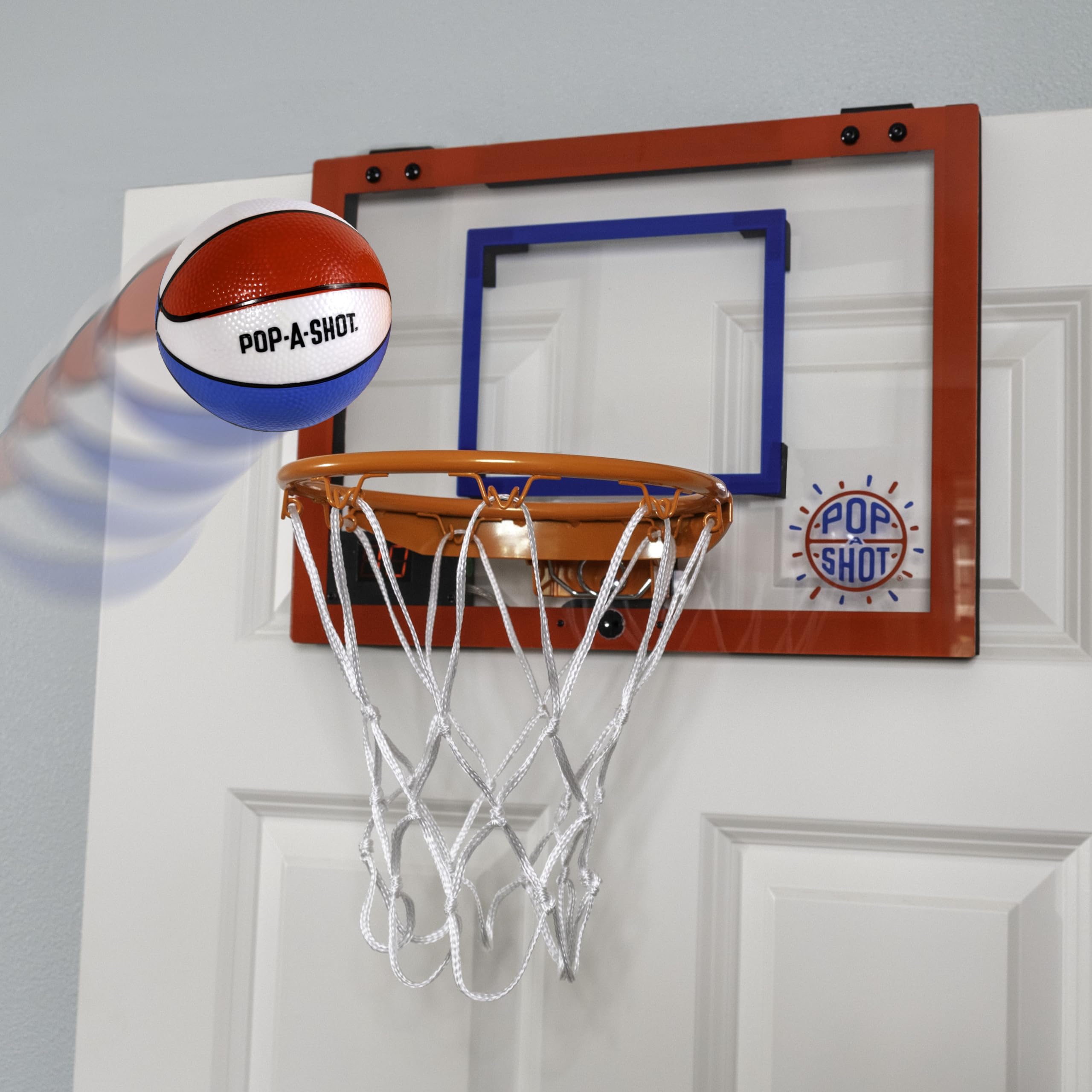 Pop-A-Shot Super Slam door padding protects your frame during gameplay.