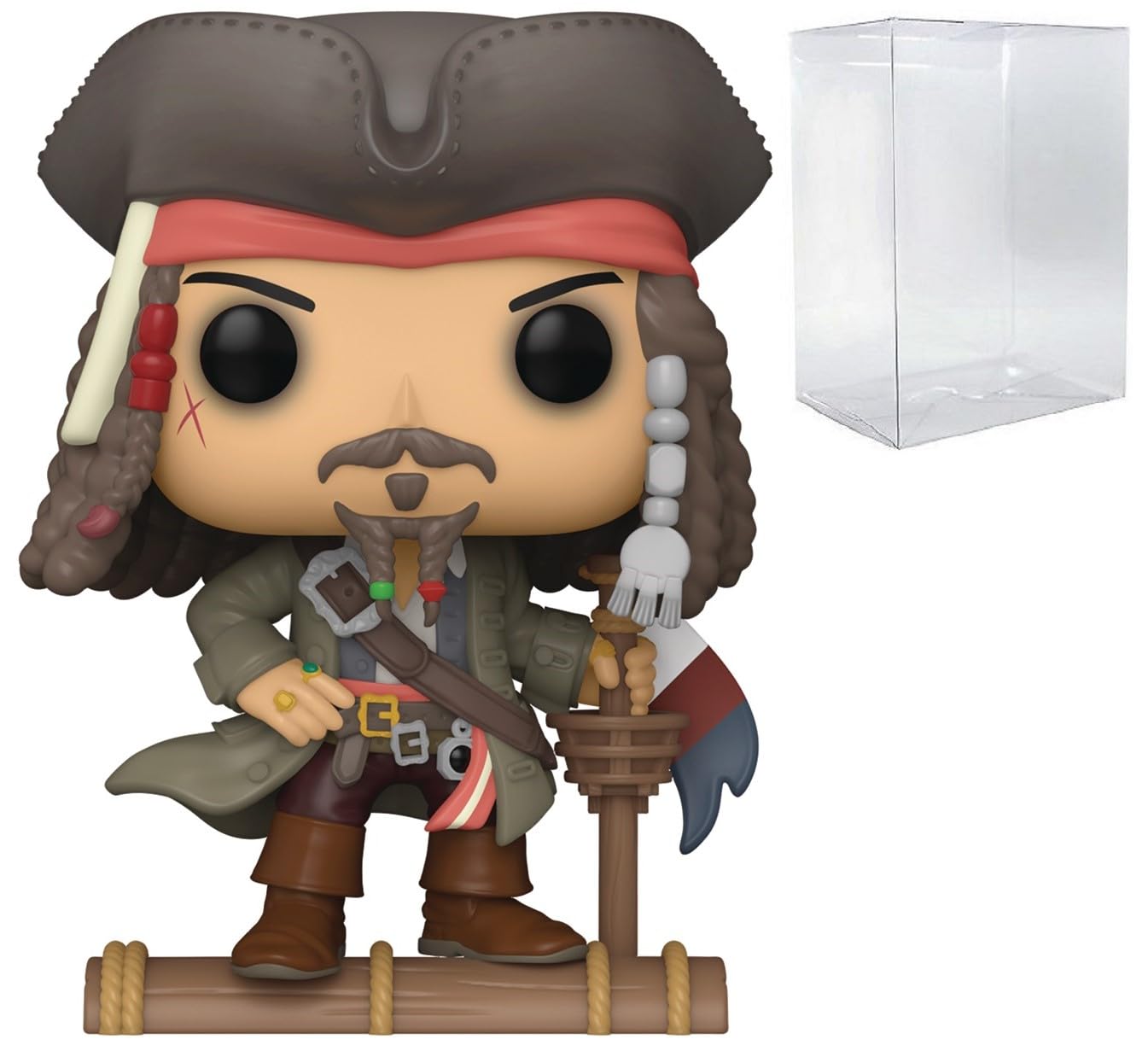 POP Disney Jack Sparrow vinyl figure for display and collection.