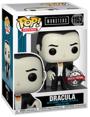 POP Dracula 1931 exclusive figure in window-display packaging for easy showcasing.