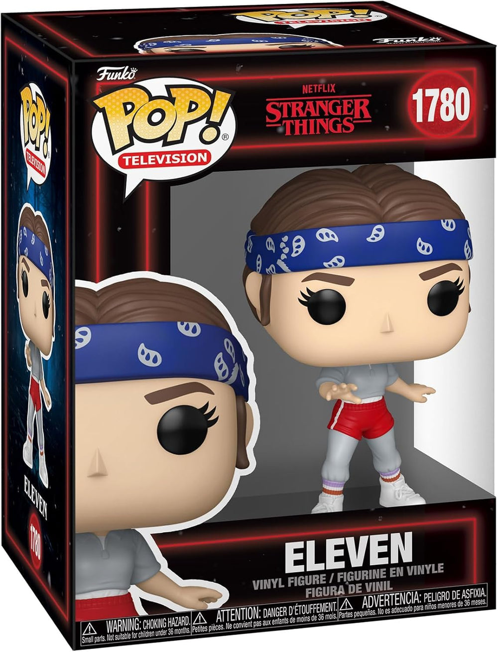 POP Eleven Bandana Season 5 figure inside box protector for secure storage