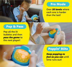 Pop It! Pro solo blitz mode offers focused popping practice.