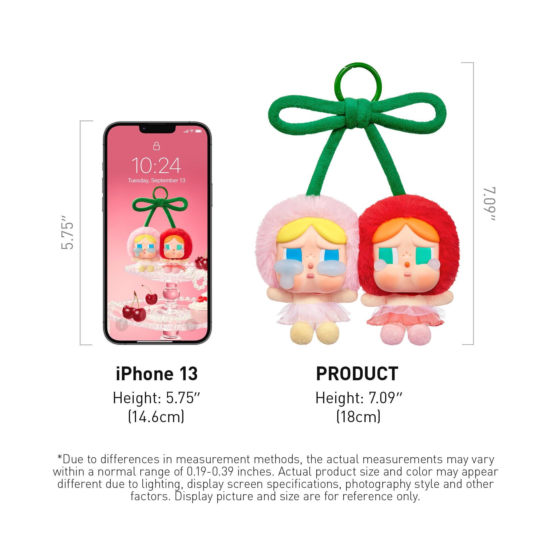 POP MART Crybaby Love You Cherry Much packaging, ready-to-gift collectible for friends or family.