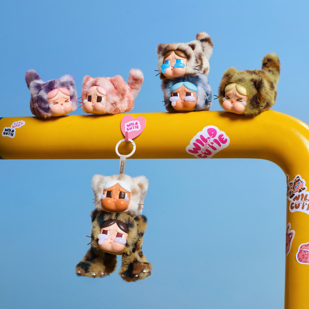 Crybaby figure close-up—vivid colors and smooth finish