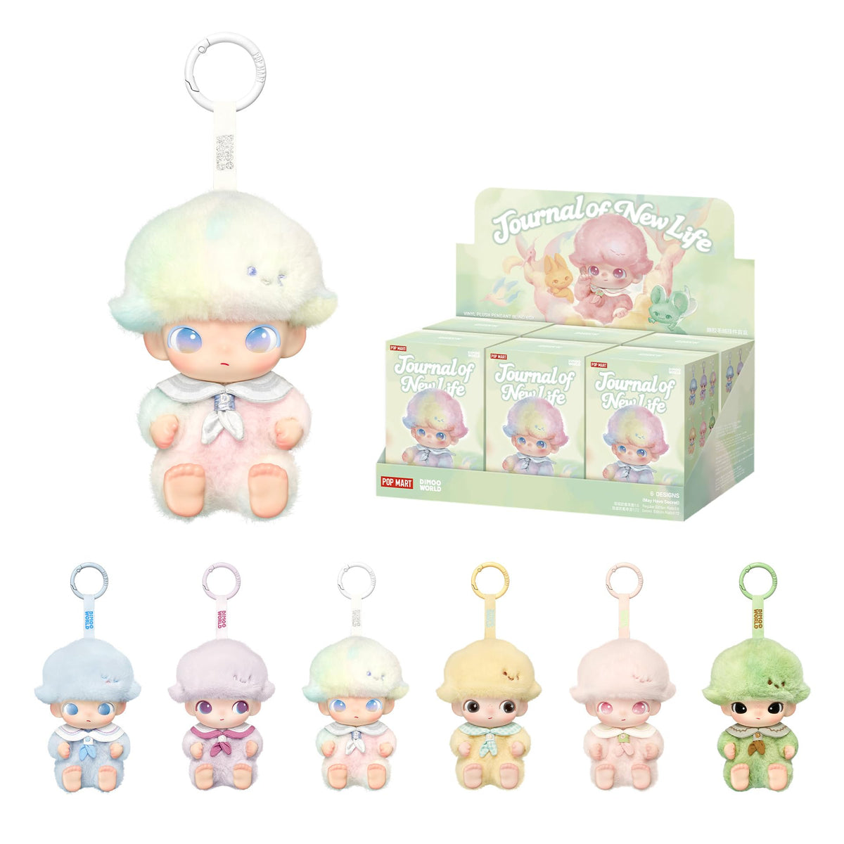 POP MART DIMOO Journal of New Life blind box figure for shelf decor