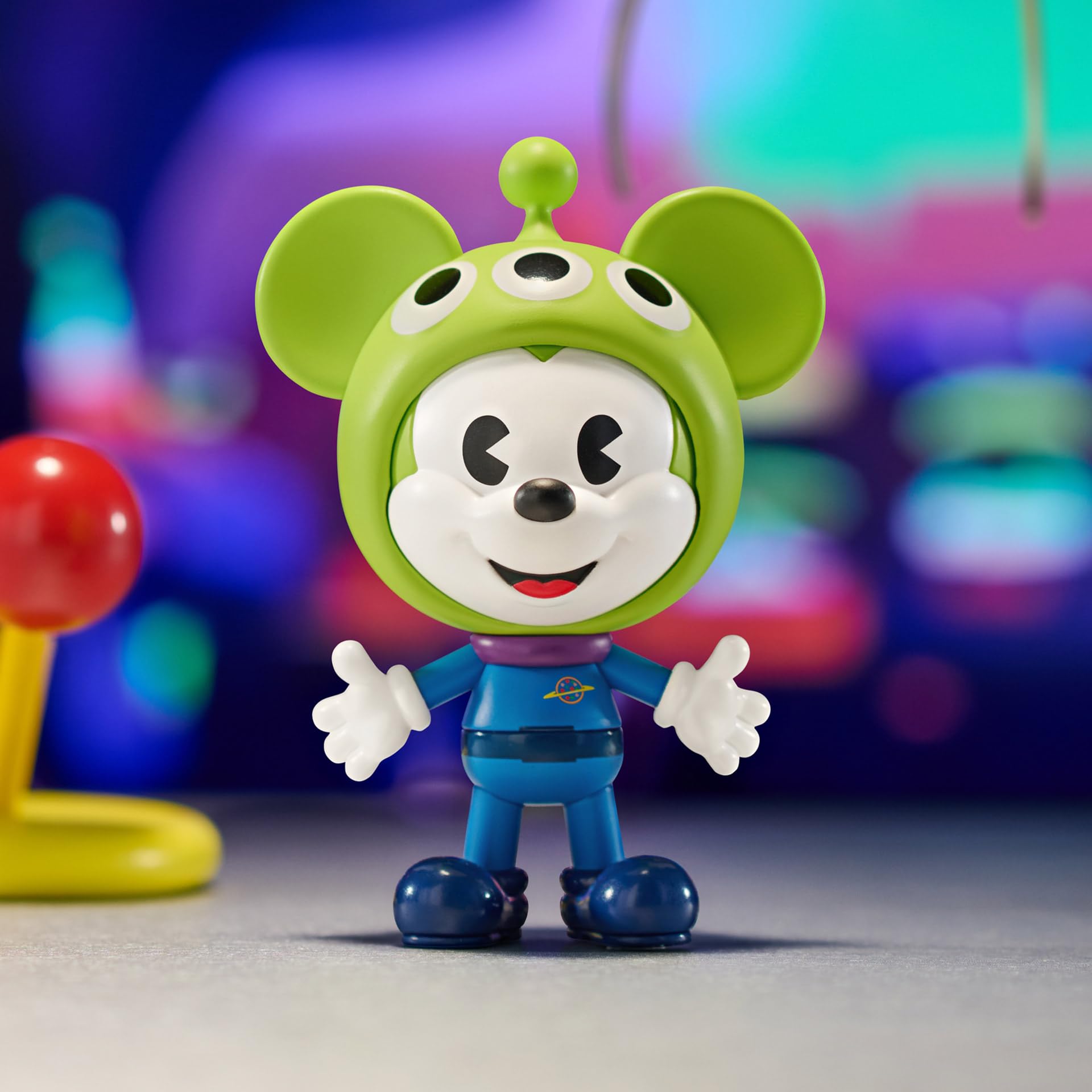 POP MART Disney Mickey Remixed packaging art enhances display in any room