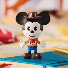 POP MART Disney Mickey Remixed pose-detail figurine adds dynamic shelf styling