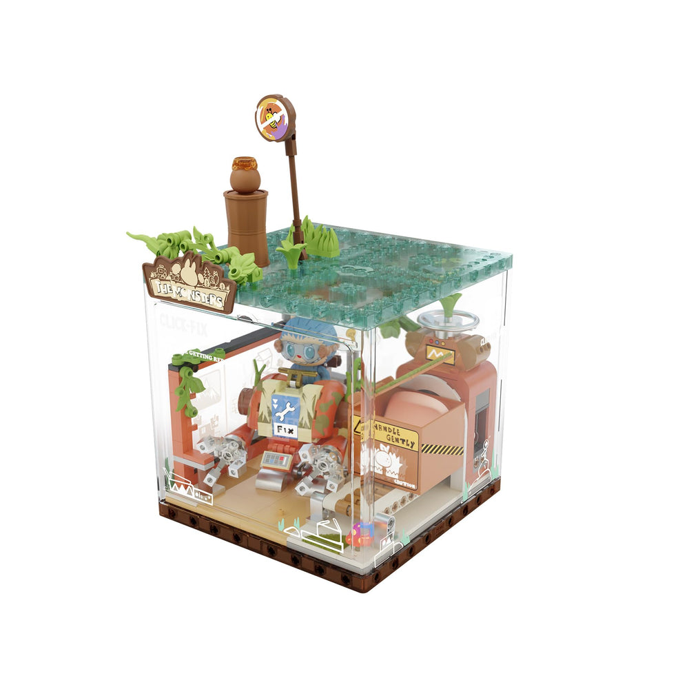 POP MART Labubu building toy image: interactive pieces for creative construction