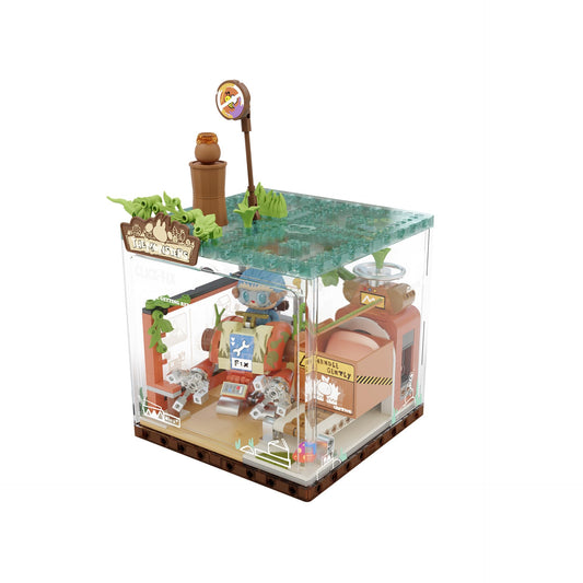 POP MART Labubu building toy image: interactive pieces for creative construction