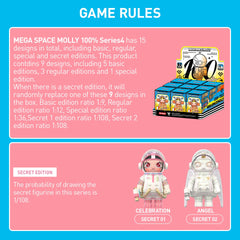 POP MART Mega Space Molly Series4 nine-design collection for display and gifting.