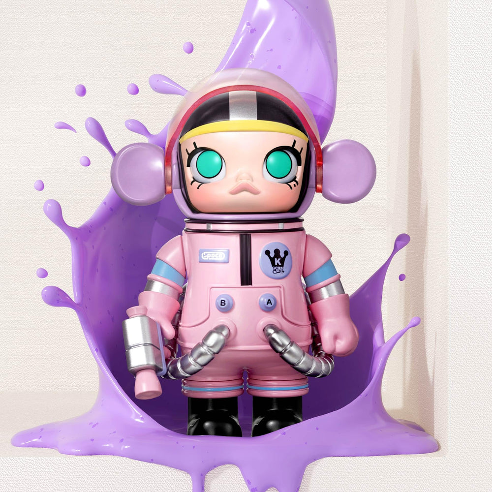 POP MART Mega Space Molly Series4 non-toxic paint finish ensures safer play.