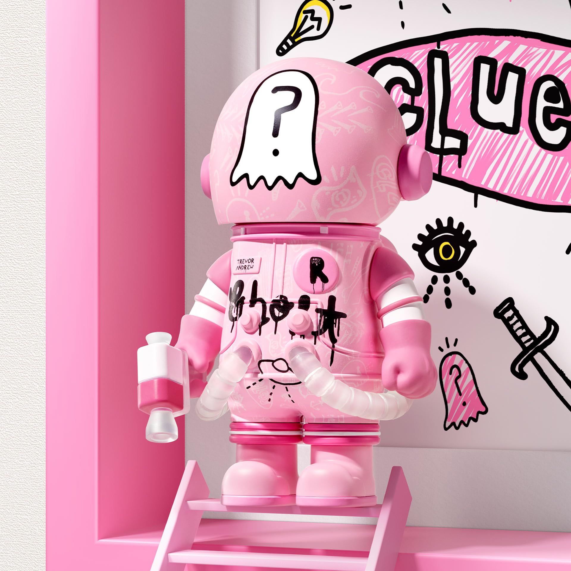 POP MART Mega Space Molly Series4 secret edition outline suggests rare hobby intrigue.