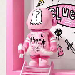POP MART Mega Space Molly Series4 secret edition outline suggests rare hobby intrigue.