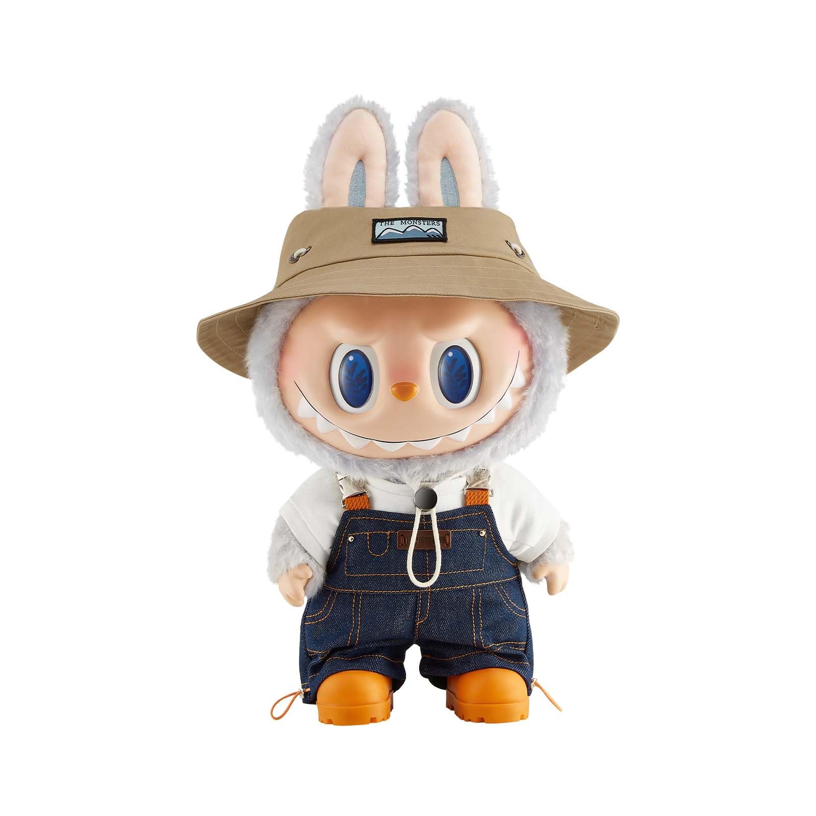 POP MART Monsters Fall Wild Series plush doll, 40 cm tall, ideal for bold desk decor.