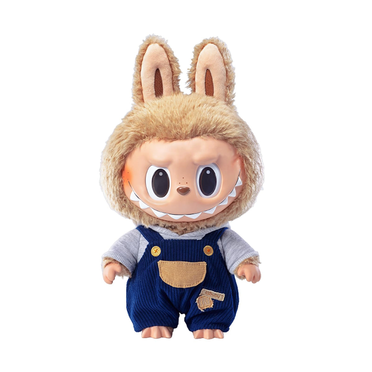 POP MART The Monsters Time to Chill plush doll, front view, ideal for display and collection.
