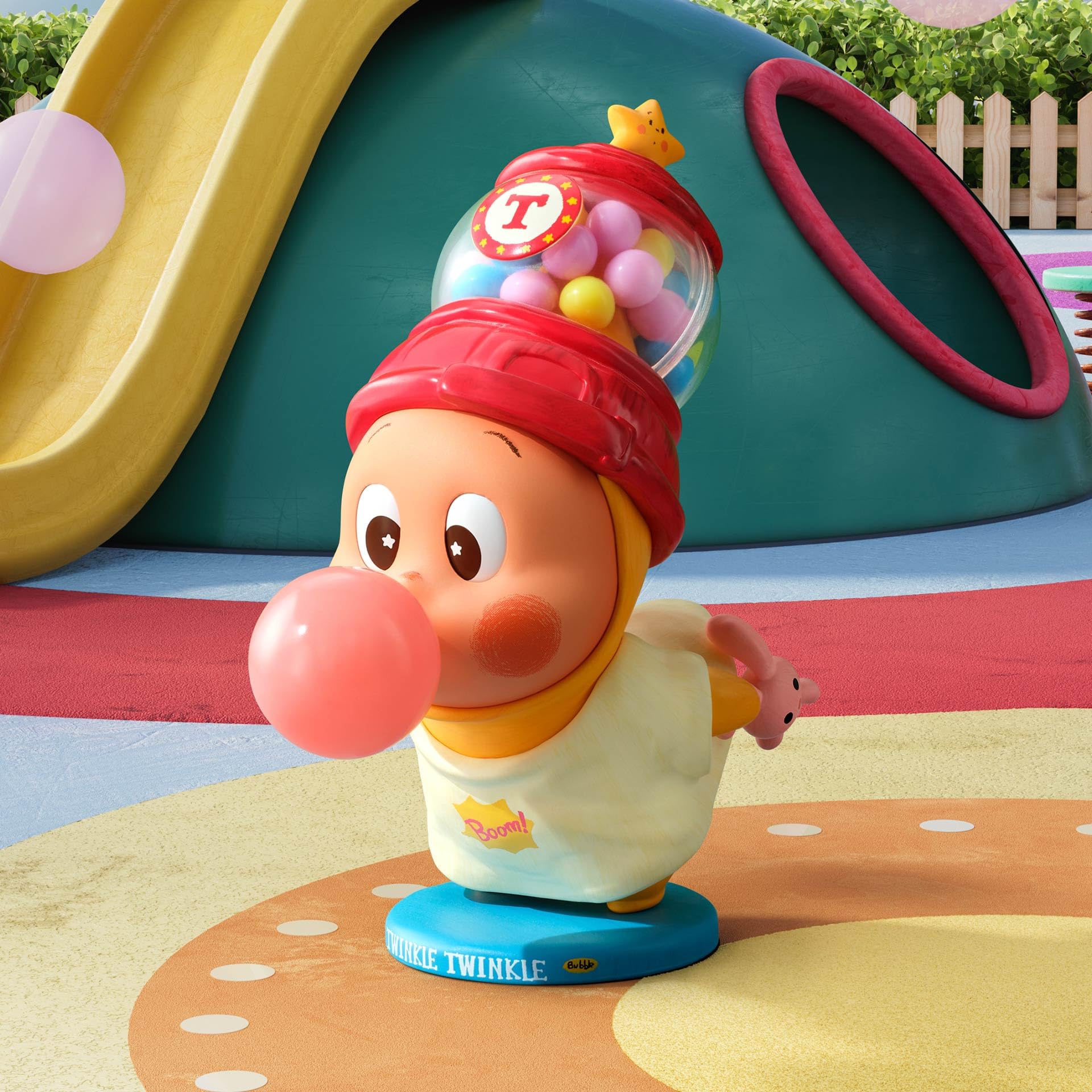 POP MART Twinkle Twinkle figure dimensions, 2.83–3.94 inches tall for shelves