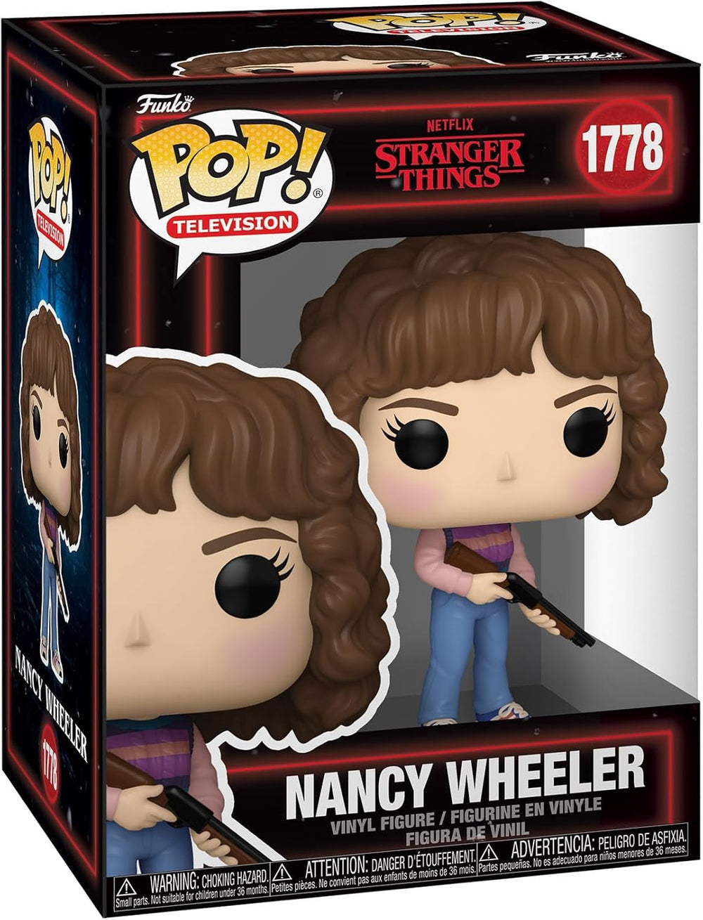 POP Nancy Wheeler figure with box protector for durable storage