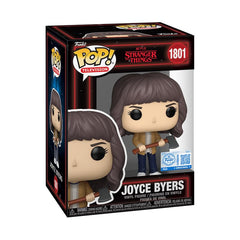 POP Joyce Byers with Axe exclusive sticker boosts collector appeal