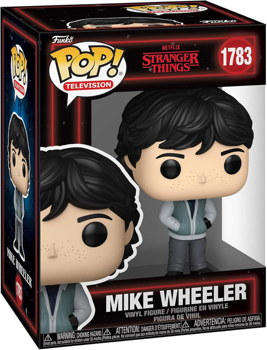 POP Stranger Things Mike Wheeler Season 5 protector box keeps figure safe.