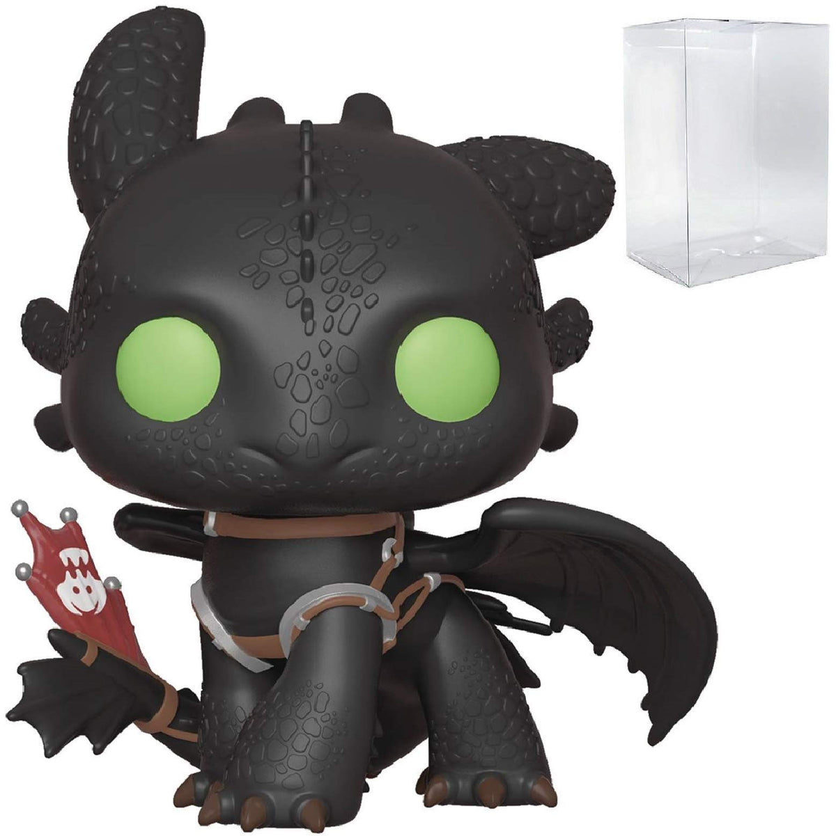 POP Toothless figure front view with detailed sculpt for display shelves
