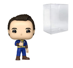 POP! Vault Boy Cooper Howard Chase figure bundled with box protector for display