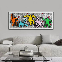 Popbricks horizontal frame supports the long 31216 display layout.