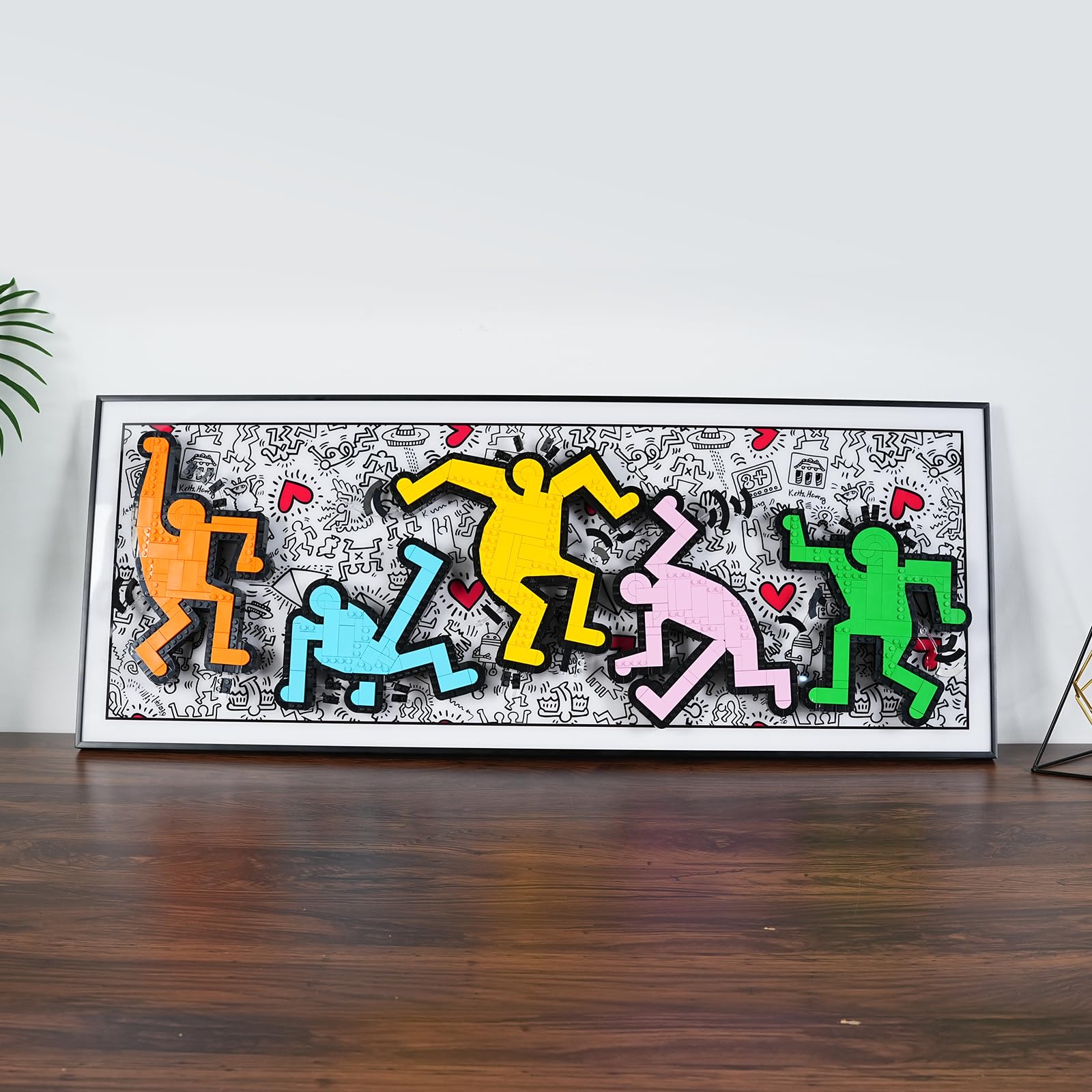 Popbricks premium acrylic 38x15 frame highlighting a modern wall display.