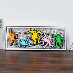 Popbricks premium acrylic 38x15 frame highlighting a modern wall display.