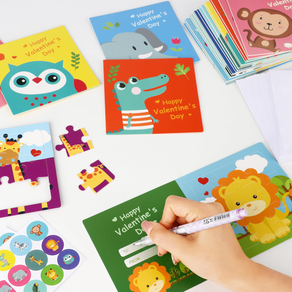 POPGIFTU Giraffe puzzle card; tall design excites curiosity and fine-motor use.