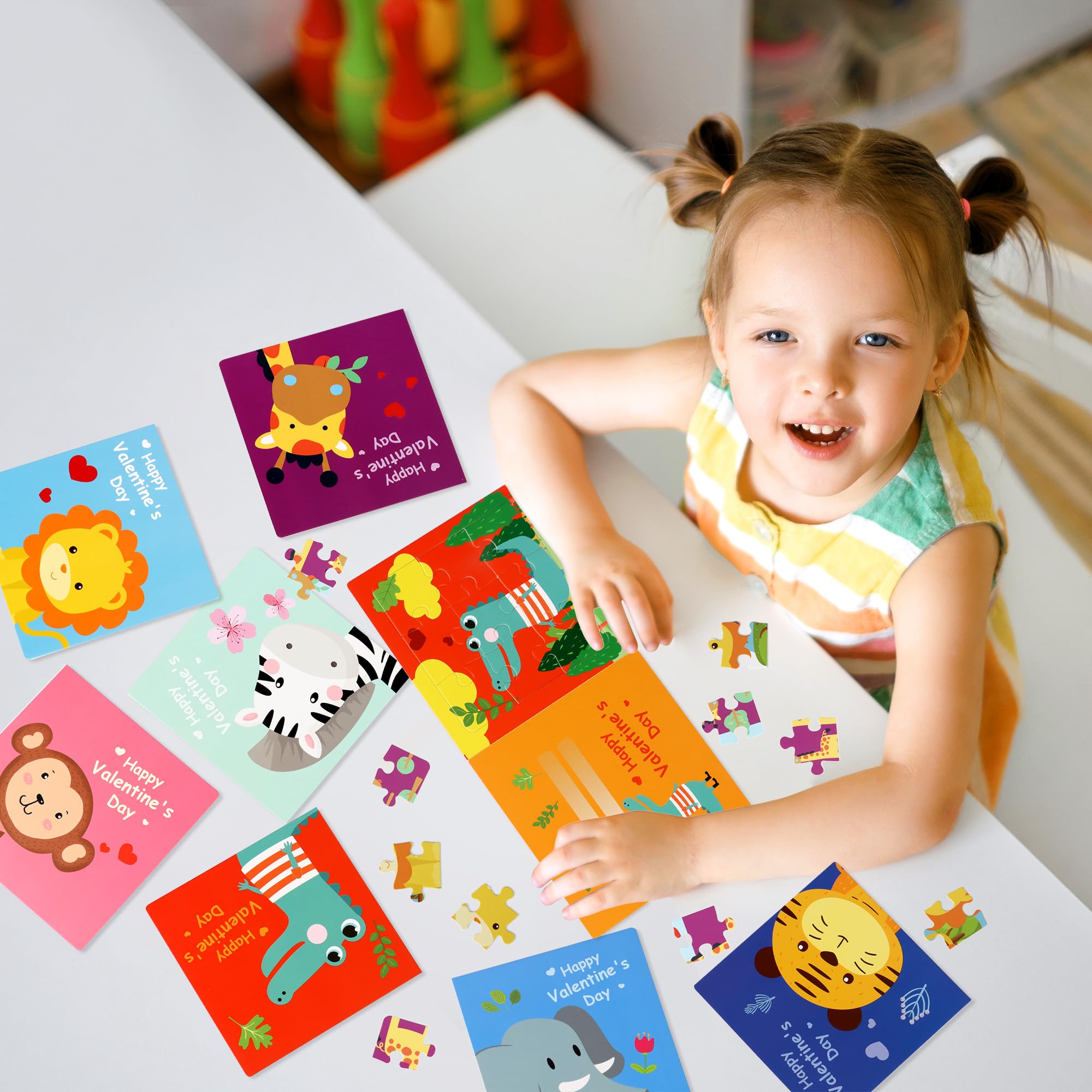 POPGIFTU Parrot puzzle card; vivid colors spark early learning and peer interaction.
