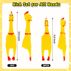POPLAY medium screaming chicken toy 11.5-inch—great for smaller hands and versatile play