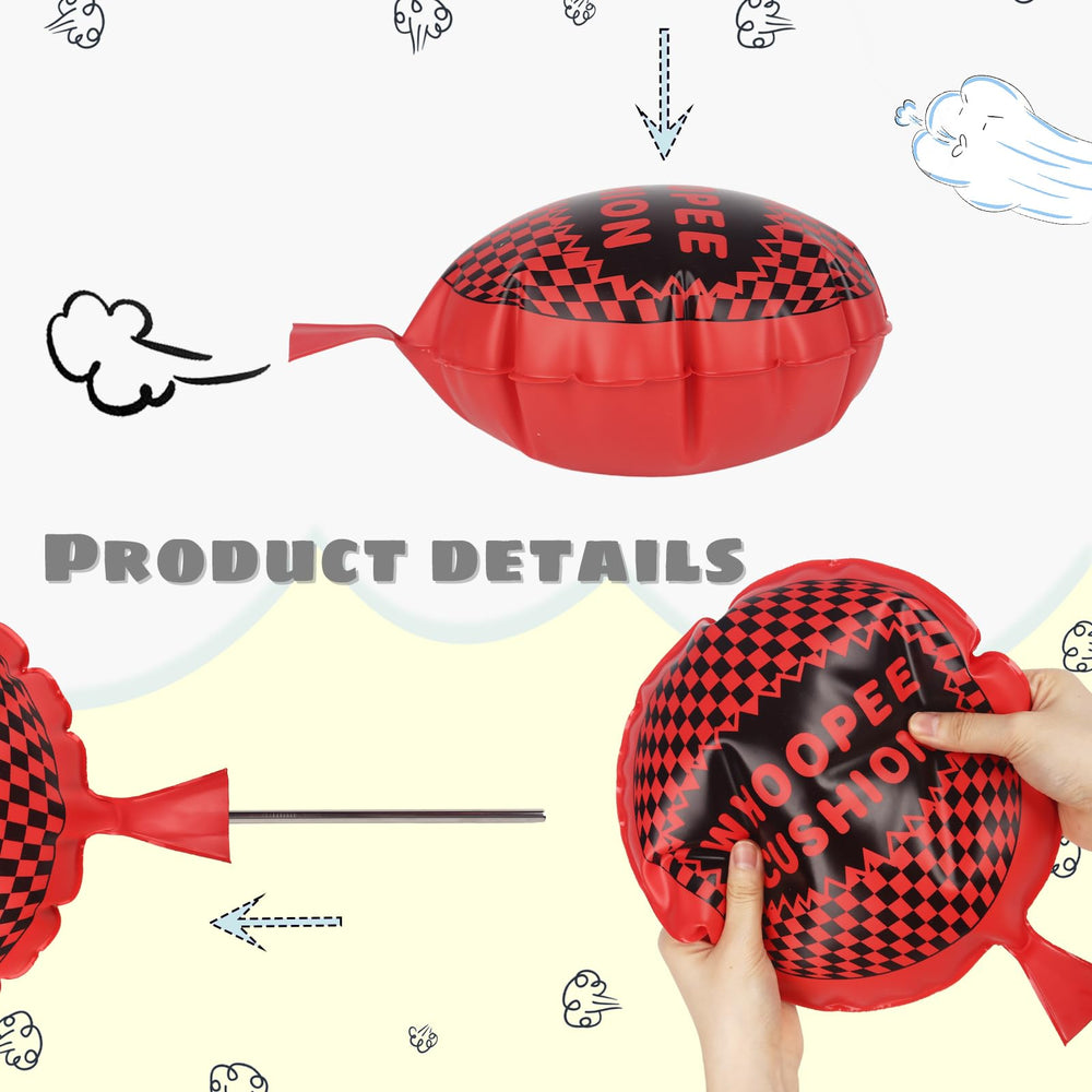 POPLAY mid 6-inch red cushion in action during games