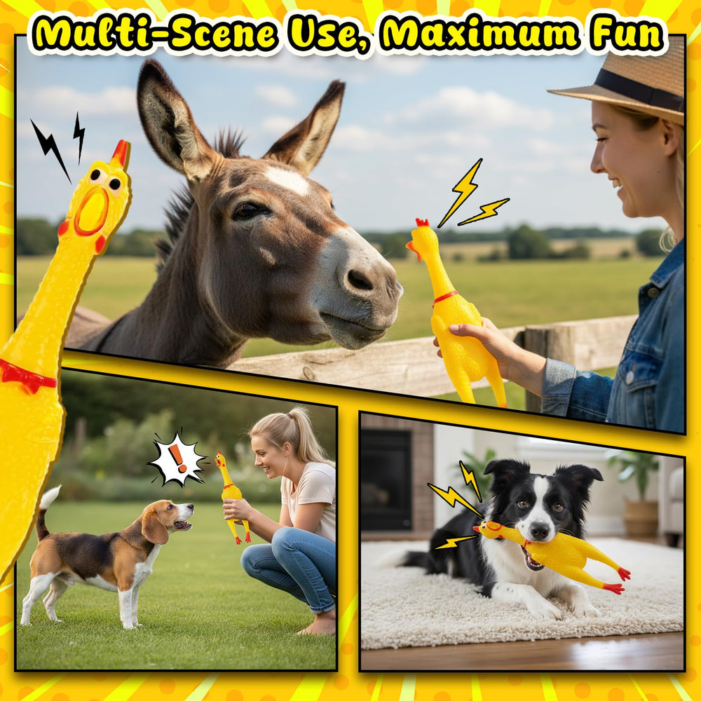 POPLAY prank squeak toy—fun surprise for parties and gatherings