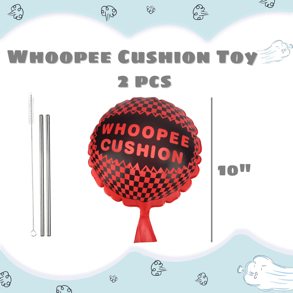 POPLAY whoopee cushion red pattern detail ideal for gifts
