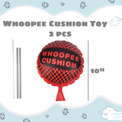POPLAY whoopee cushion red pattern detail ideal for gifts