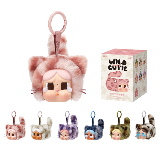 Pop Mart Crybaby Wild but Cutie blind box figure for desk display and collection.