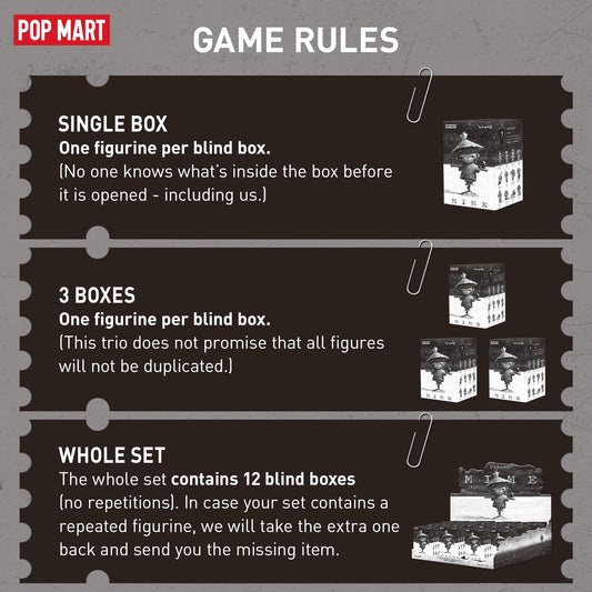 POP MART Hirono Mime Series figure inside the box, perfect for collectors.