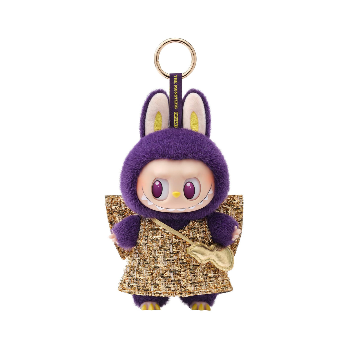 POP MART Labubu Pronounce Wings of Fortune hanging card enhances desk decor.