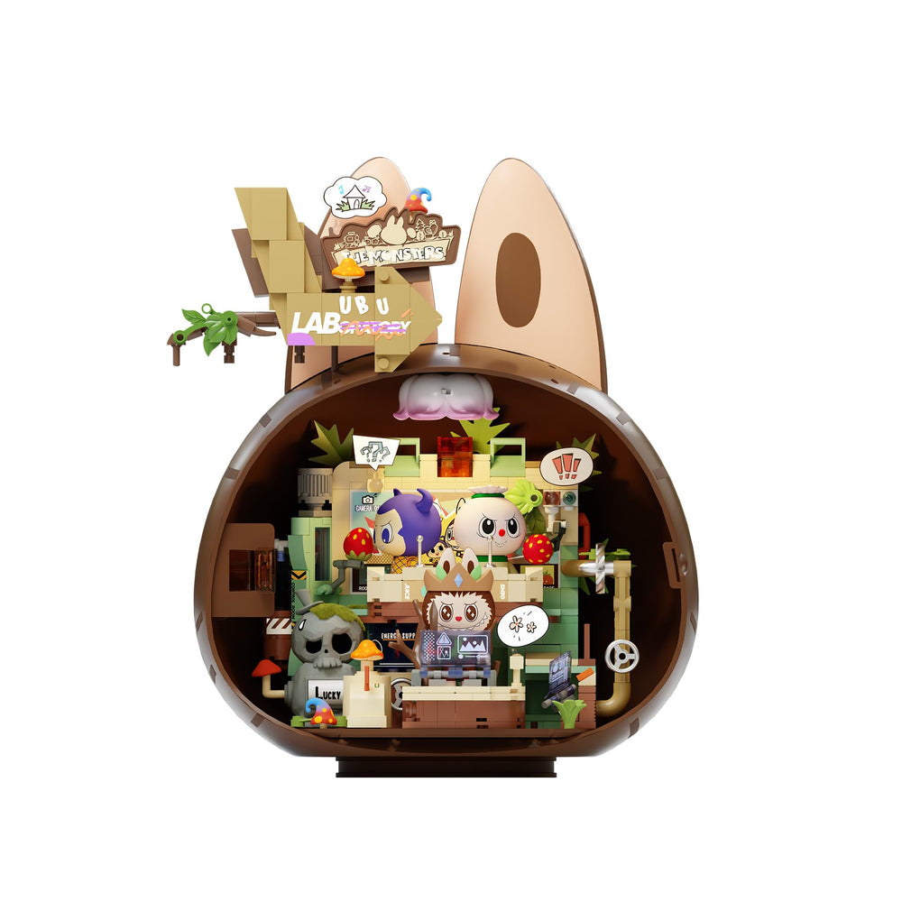 POP MART Monsters Forest Secret Base Blocks sparks imaginative building play.