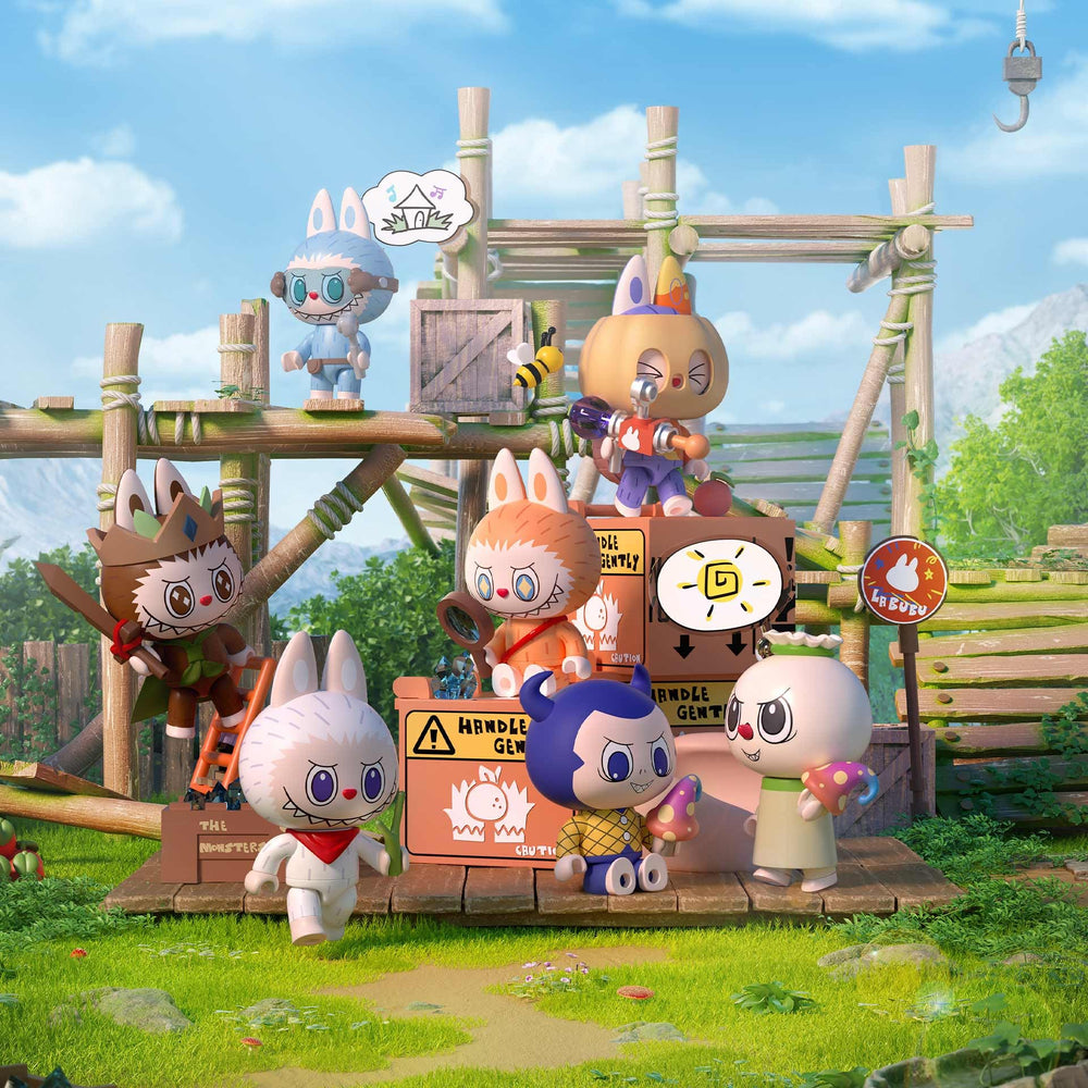 POP MART unboxing visuals illustrating step-by-step setup for smooth play.