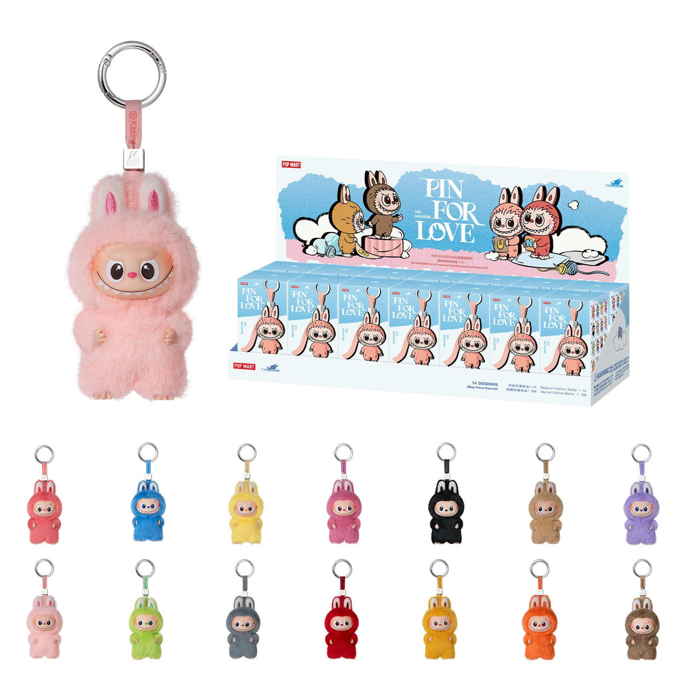 POP MART The Monsters Pin for Love blind box conceals a mystery figure for surprise gifting
