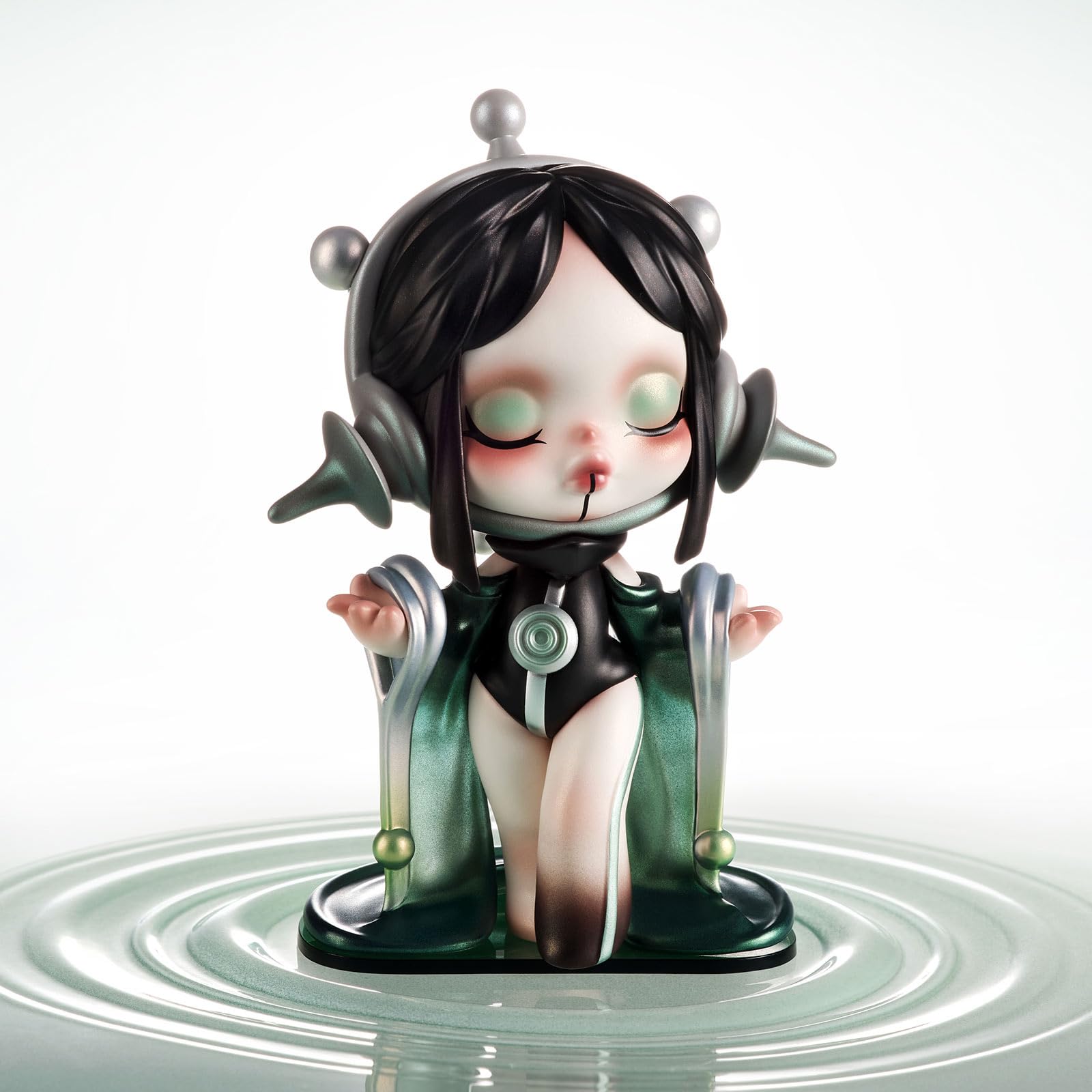 POP MART SkullPanda Sound Series figure made from durable PVC and ABS.