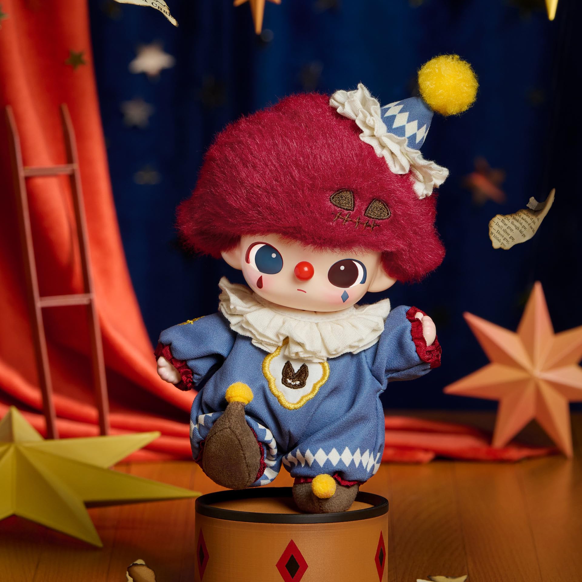 POP MART Why So Serious series plush doll pendant keepsake for fans.