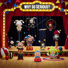 POP MART Why So Serious figure, 8-character set, enjoy possible secret editions.