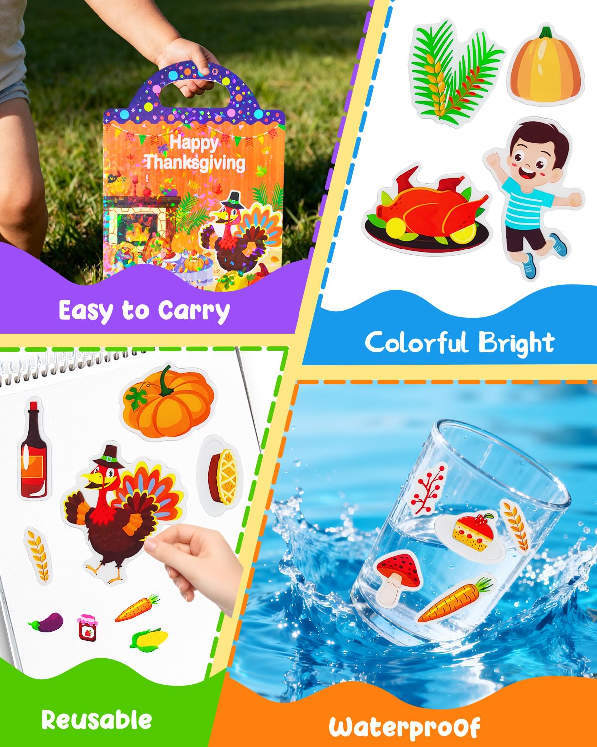 Popokeegoo waterproof stickers to decorate windows, bottles, and more