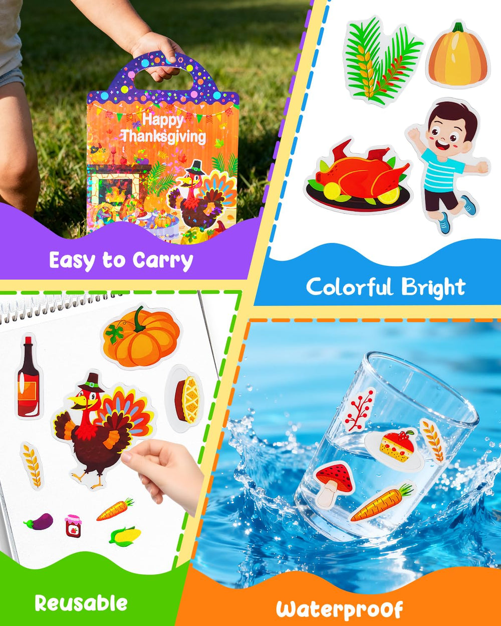 Popokeegoo waterproof stickers to decorate windows, bottles, and more