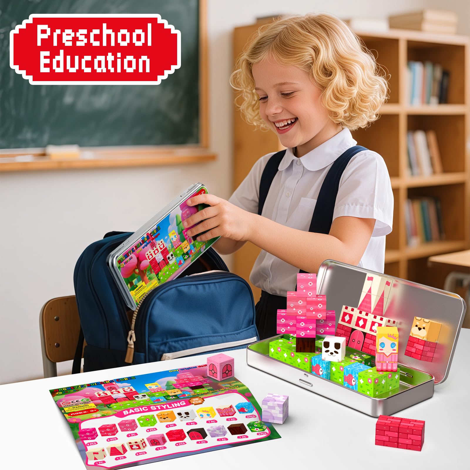 POPOOO ABS plastic material ensures durable, non-toxic construction.