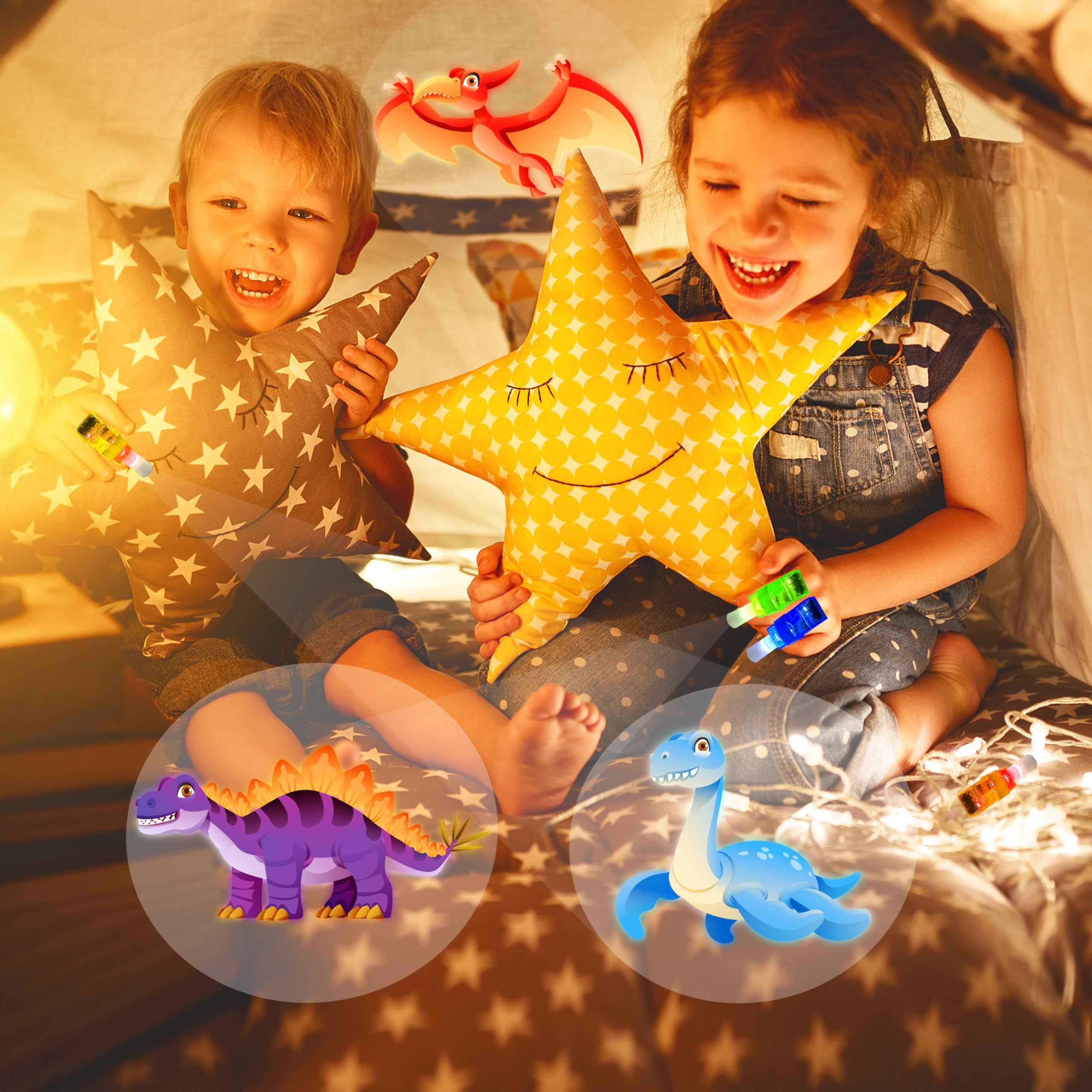 POPOOO dino party prize light ideal for rewards and games