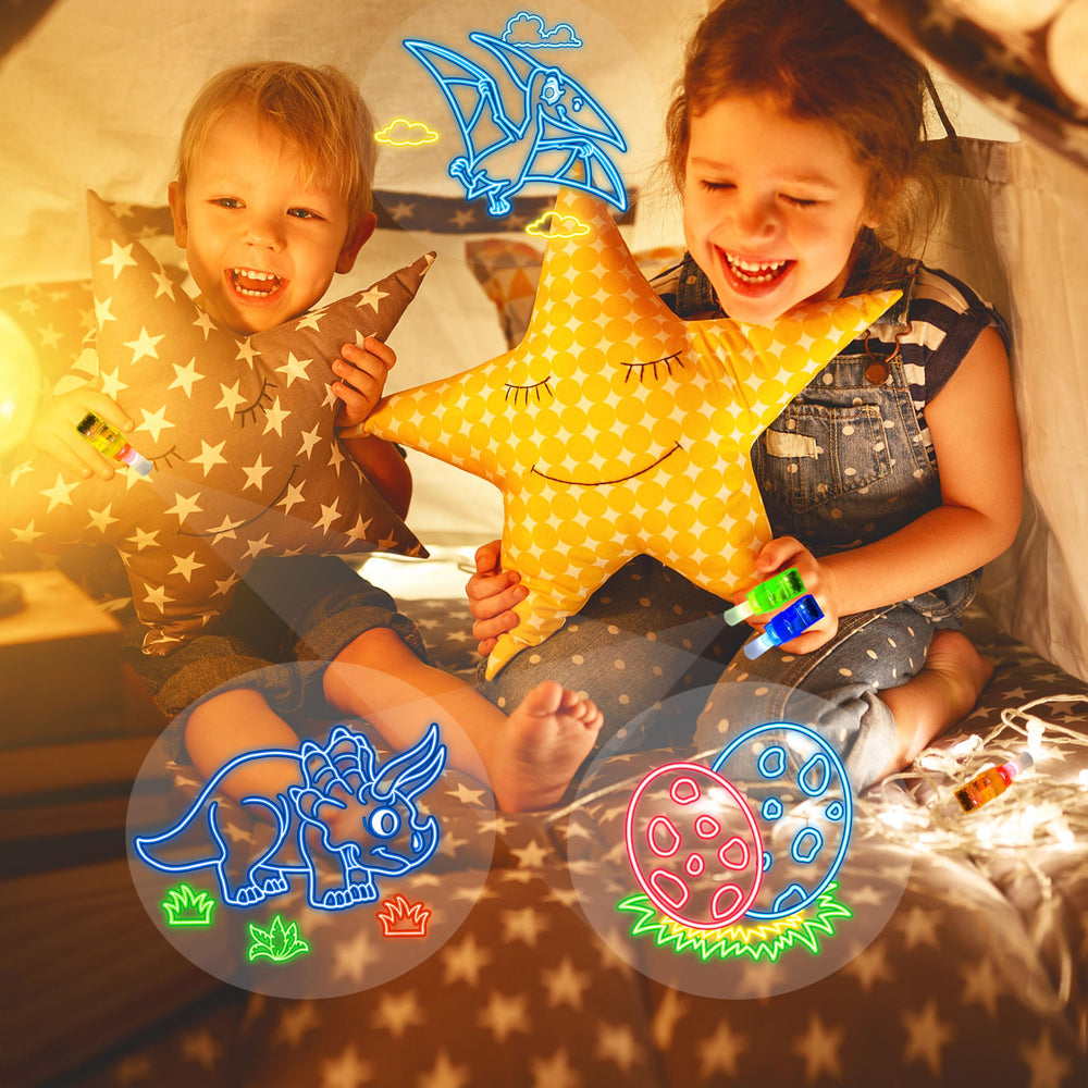 POPOOO dinosaur main-pattern projection light enhances any dinosaur party setup