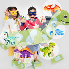 POPOOO glow-in-the-dark dinosaur light brightens party ambiance