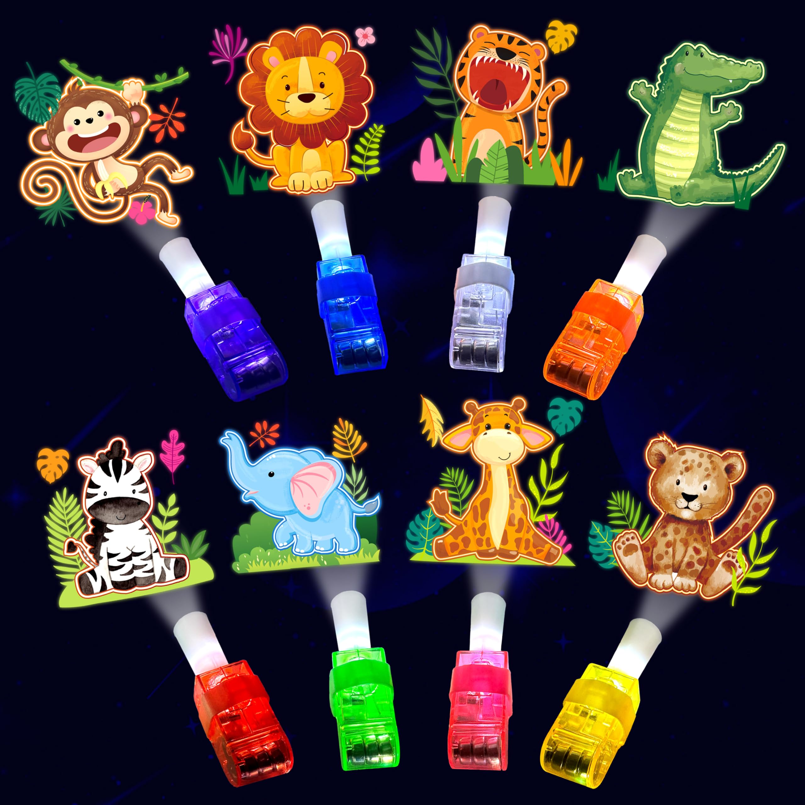 POPOOO Lion LED finger light for jungle party favors